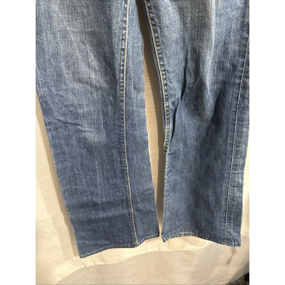 Vintage Lee Jeans Mens 32 Long Relaxed Fit Tapered Leg Blue Wash Denim USA Made